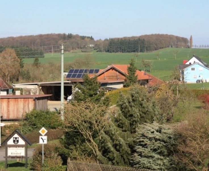 Blick vom Balkon