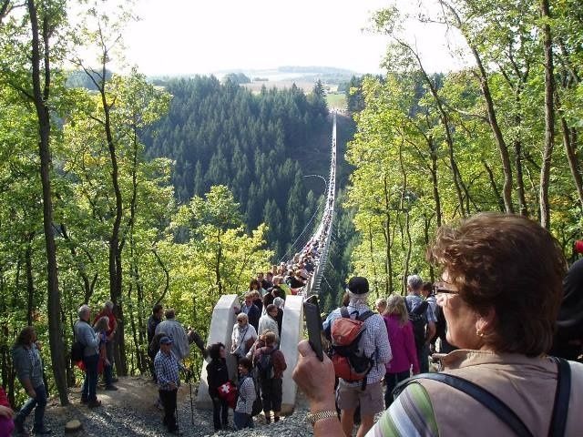 Hängebrücke im Hunsrück