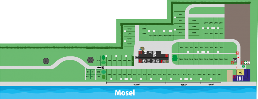 Campingplatz Platzplan