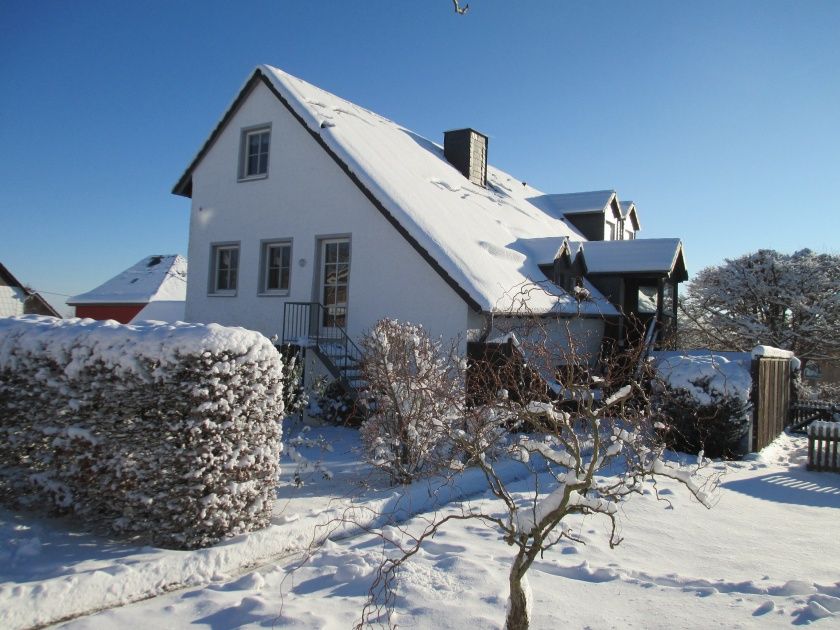 Haus im Winter