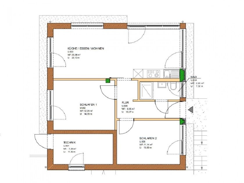 Grundriss Ap. Moselsteig