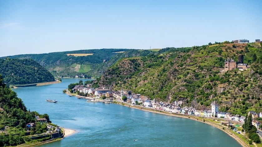 Aussicht auf Rheinebene