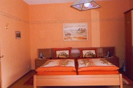 Schlafzimmer der Ferienwohnung